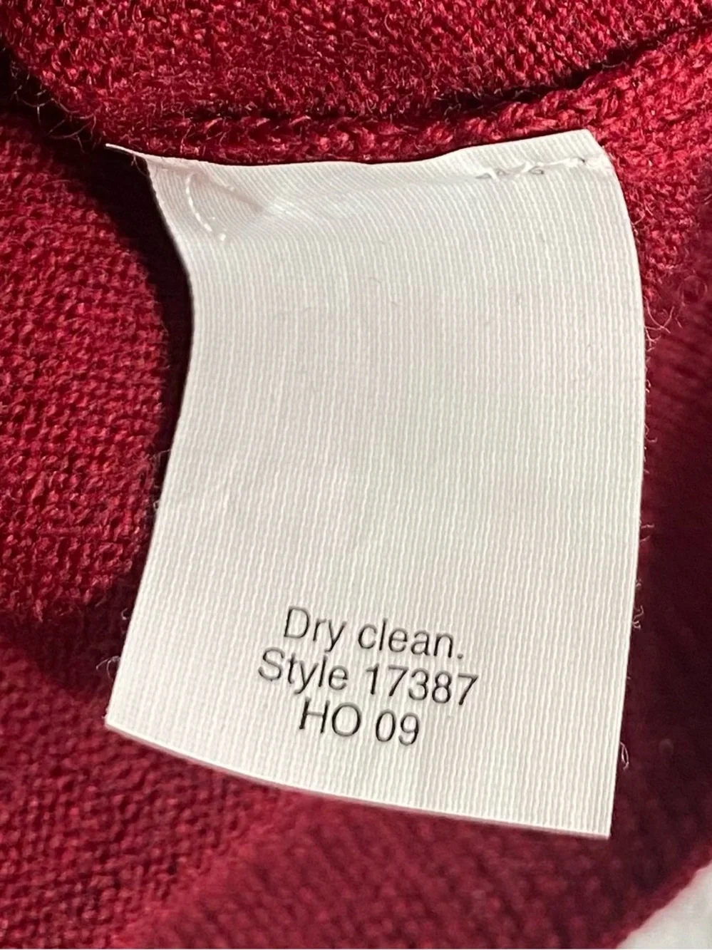 J CREW Mens Sz Large Burgundy Red 100% Merino Wool V Neck Pullover Sweater